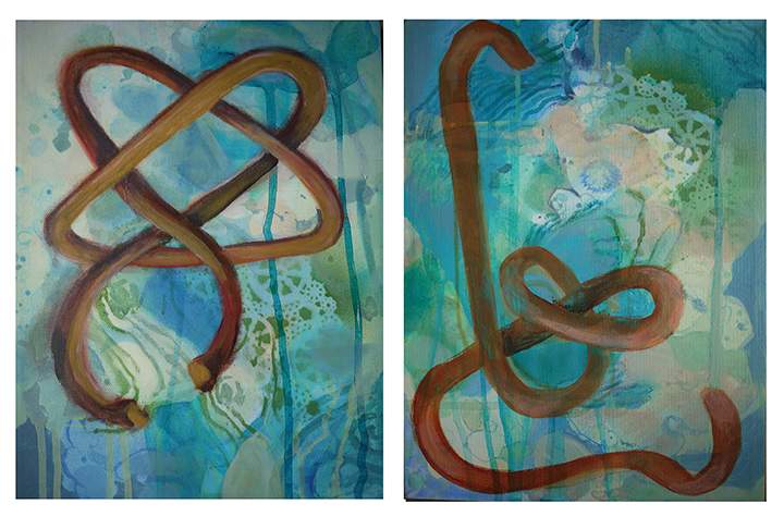 2 knots by Pat Goslee, Image 1.