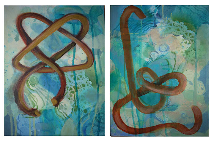 2 knots by Pat Goslee, Image 1.