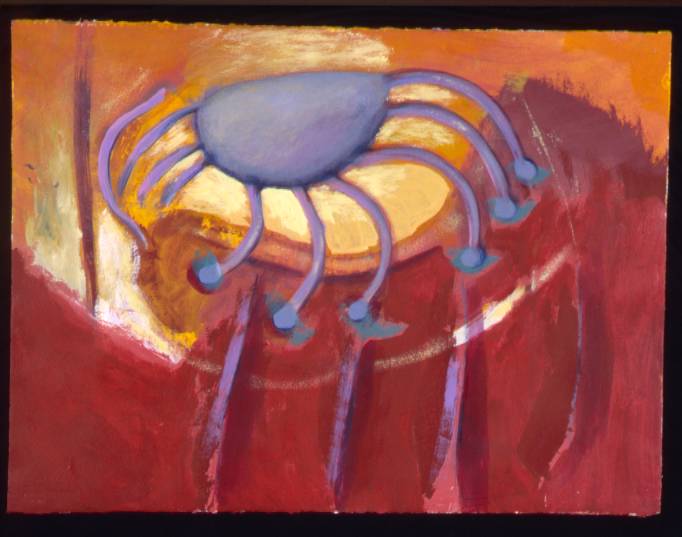 Alien Arrives by Pat Goslee, Image 1.