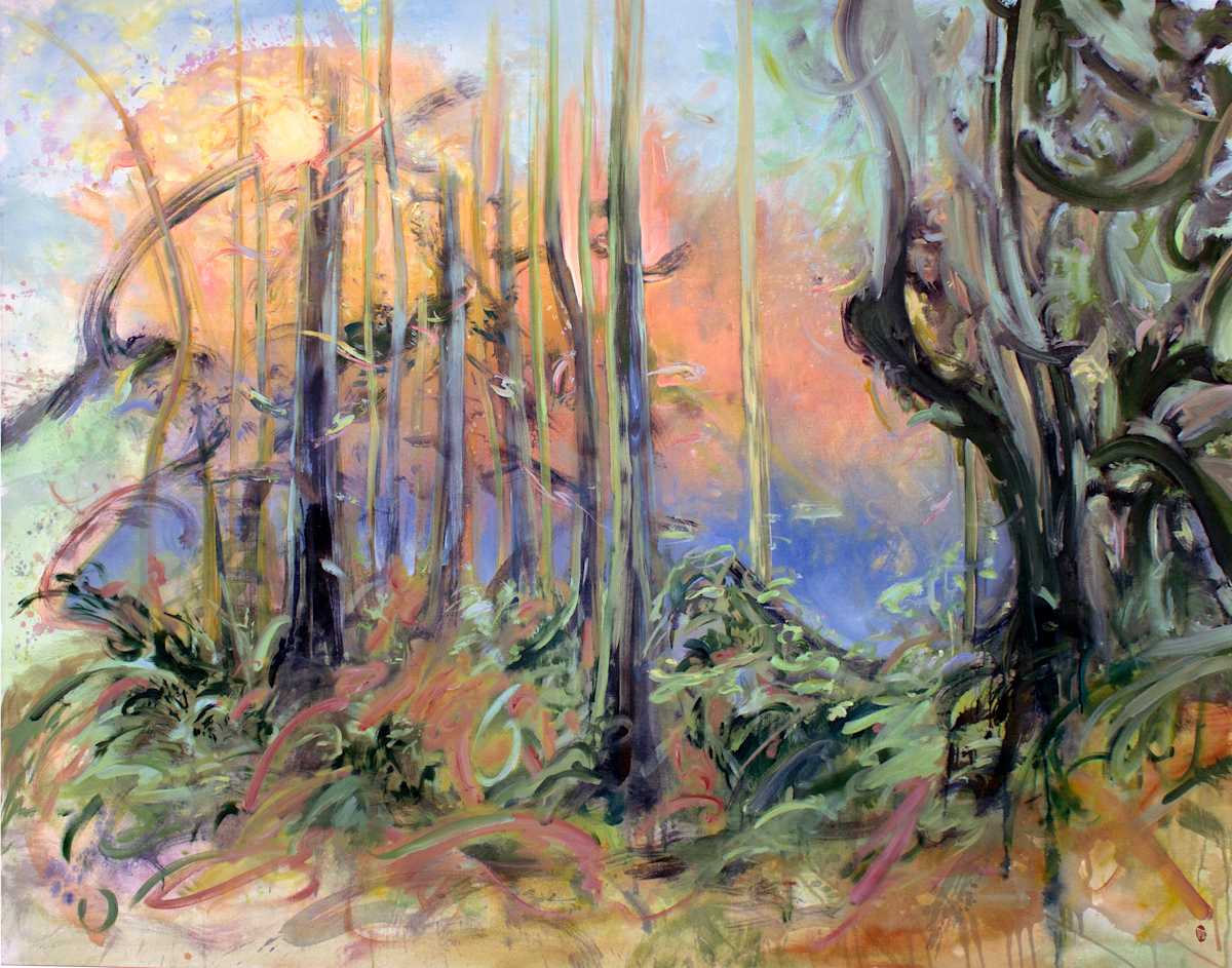 Wild with spring, I heard the green leaves dream by Thomas Flynn II 