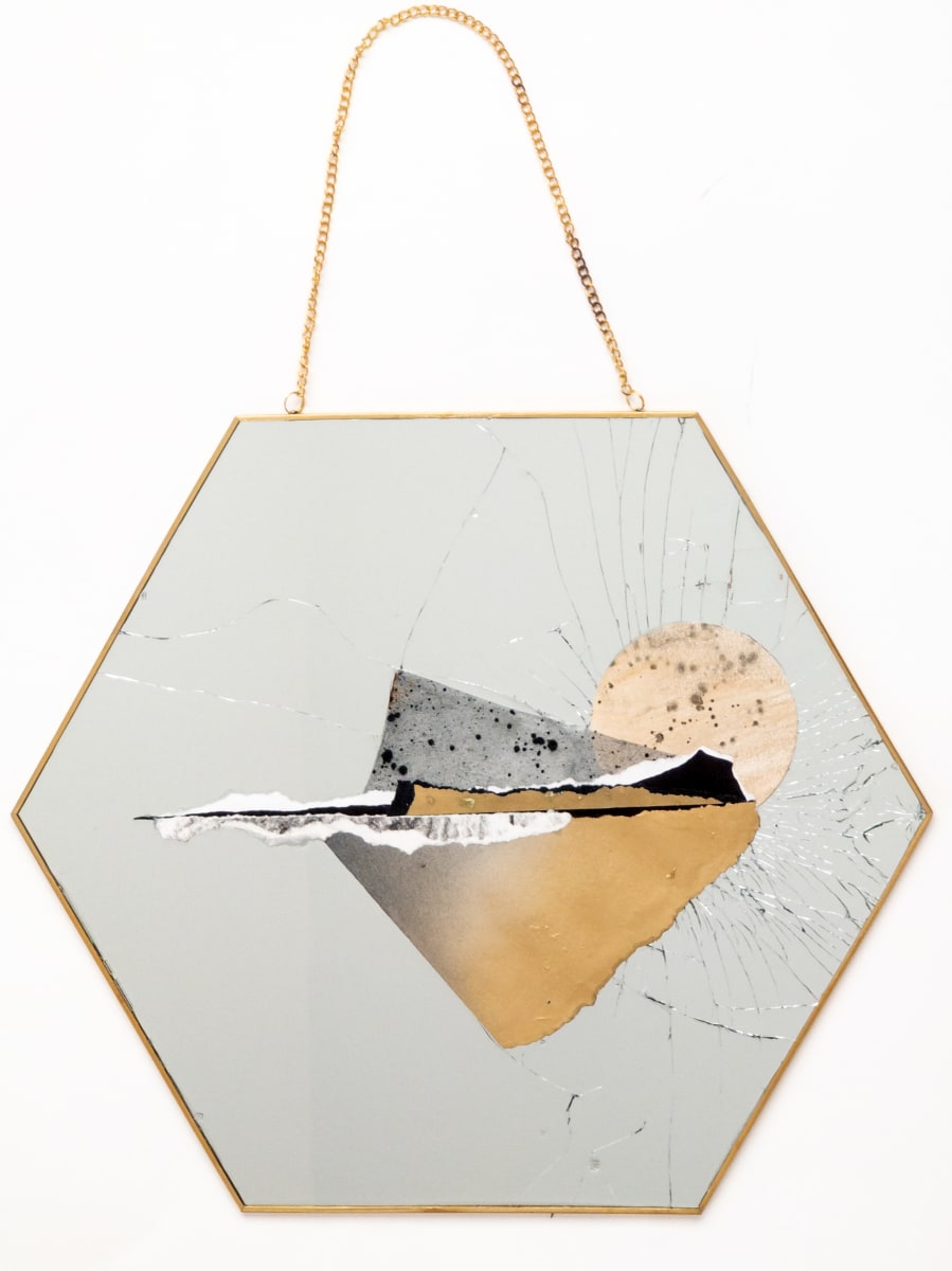 Deep Gold Reflection by Allison Belolan 