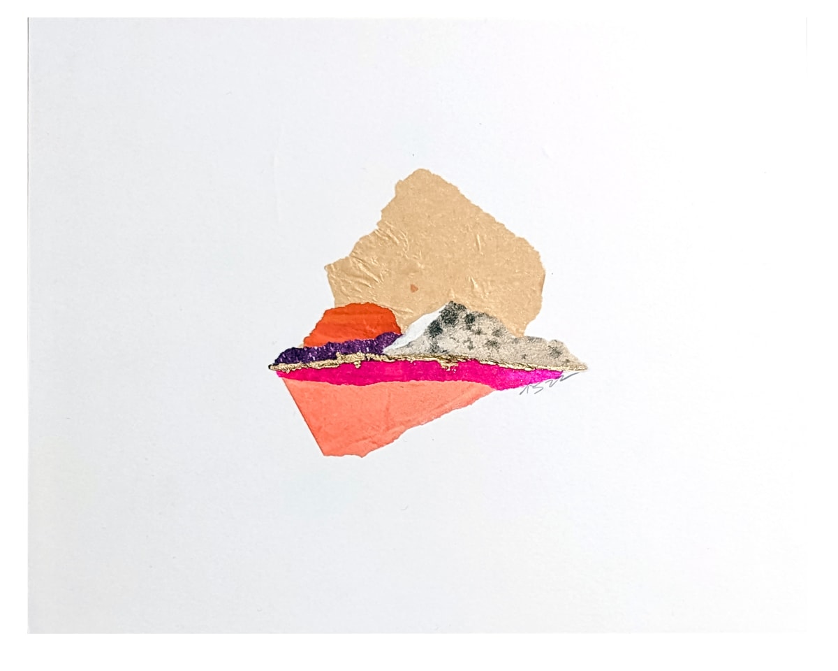 Gold Haze Orange Sea by Allison Belolan 