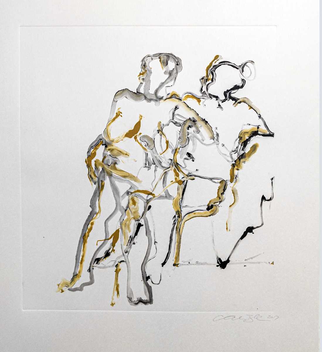 Layers of Woman (seated) by Allison Belolan 