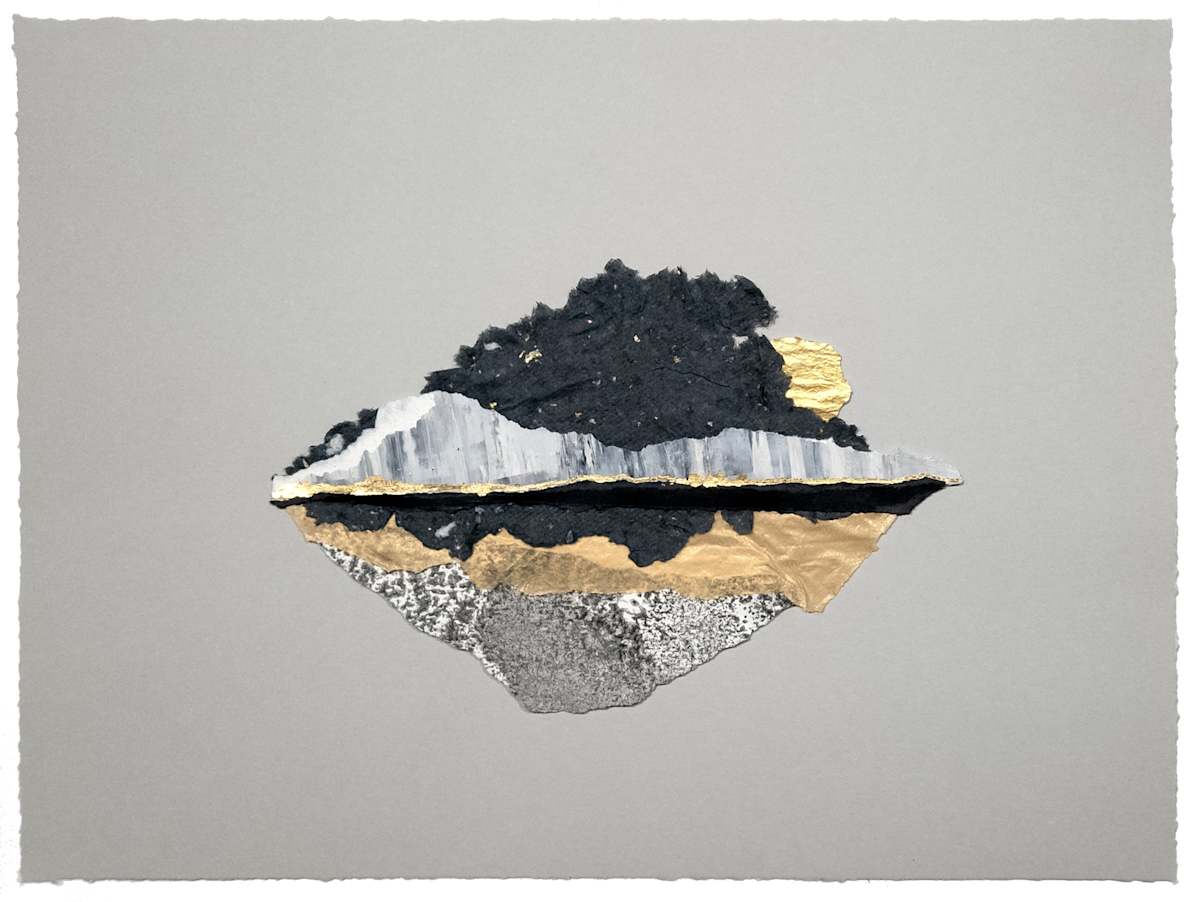 Untitled with Gold #17 by Allison Belolan, Image 3.