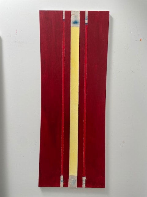 hourglass crimson  Image: acrylic, oil 