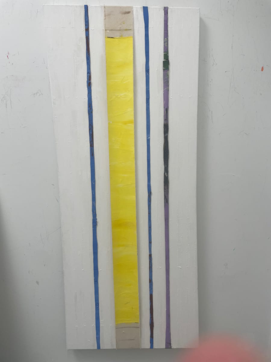 beautiful uglies revised  Image: strips on deconstructed canvas