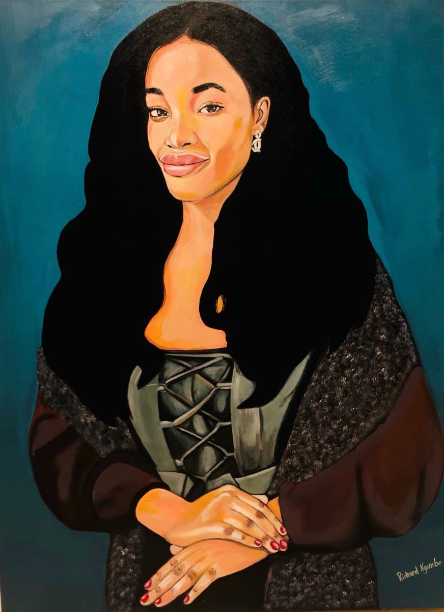 "Black Monalisa " by Yumba Arts  Image: " Black Monalisa"  Of Nelly Bahati