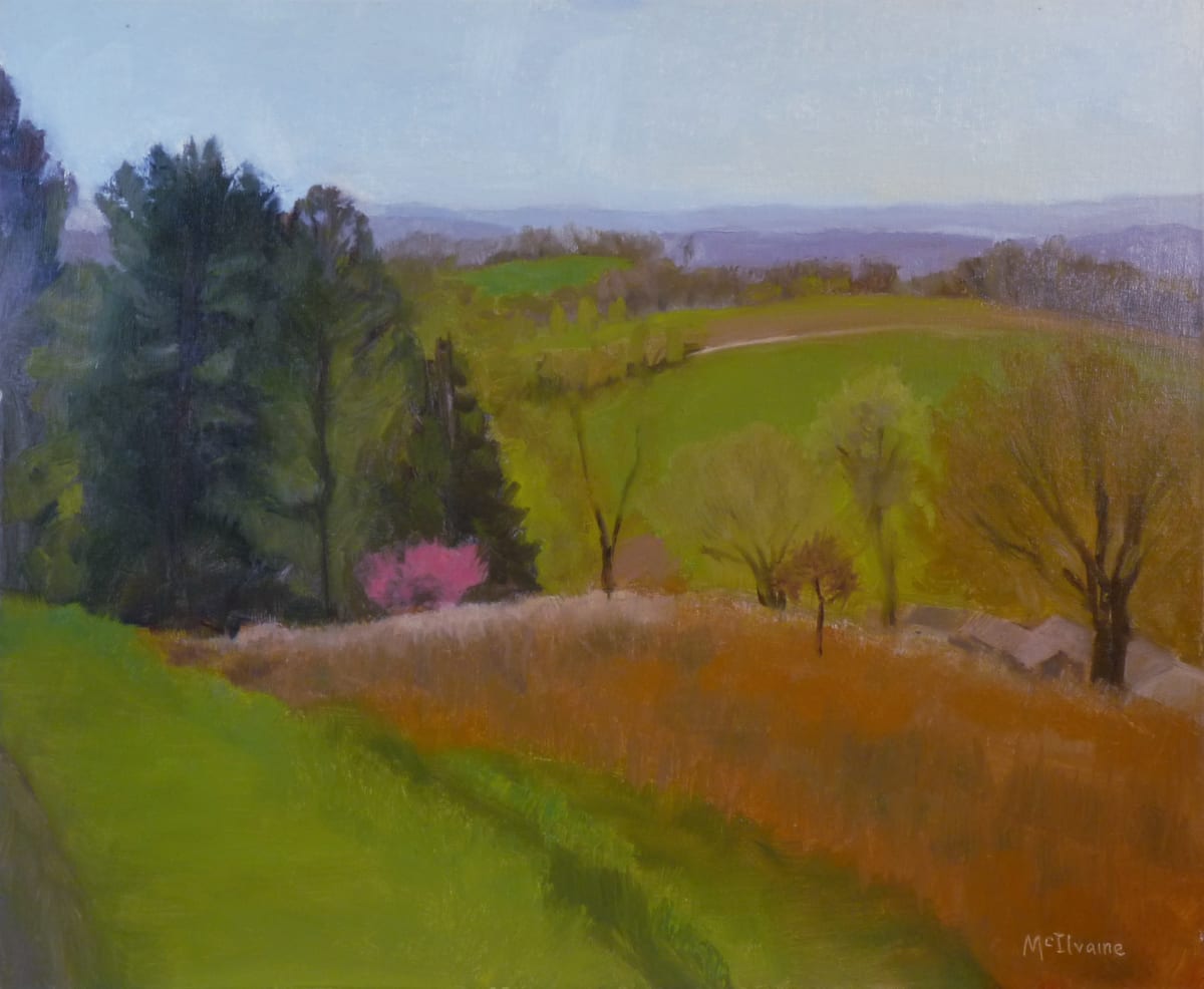 April Hillside by Joanne McIlvaine 