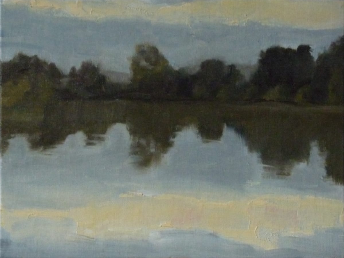 Speedwell Forge Evening by Joanne McIlvaine  Image: Painted at Speedwell Forge, north of Lititz Pa. 