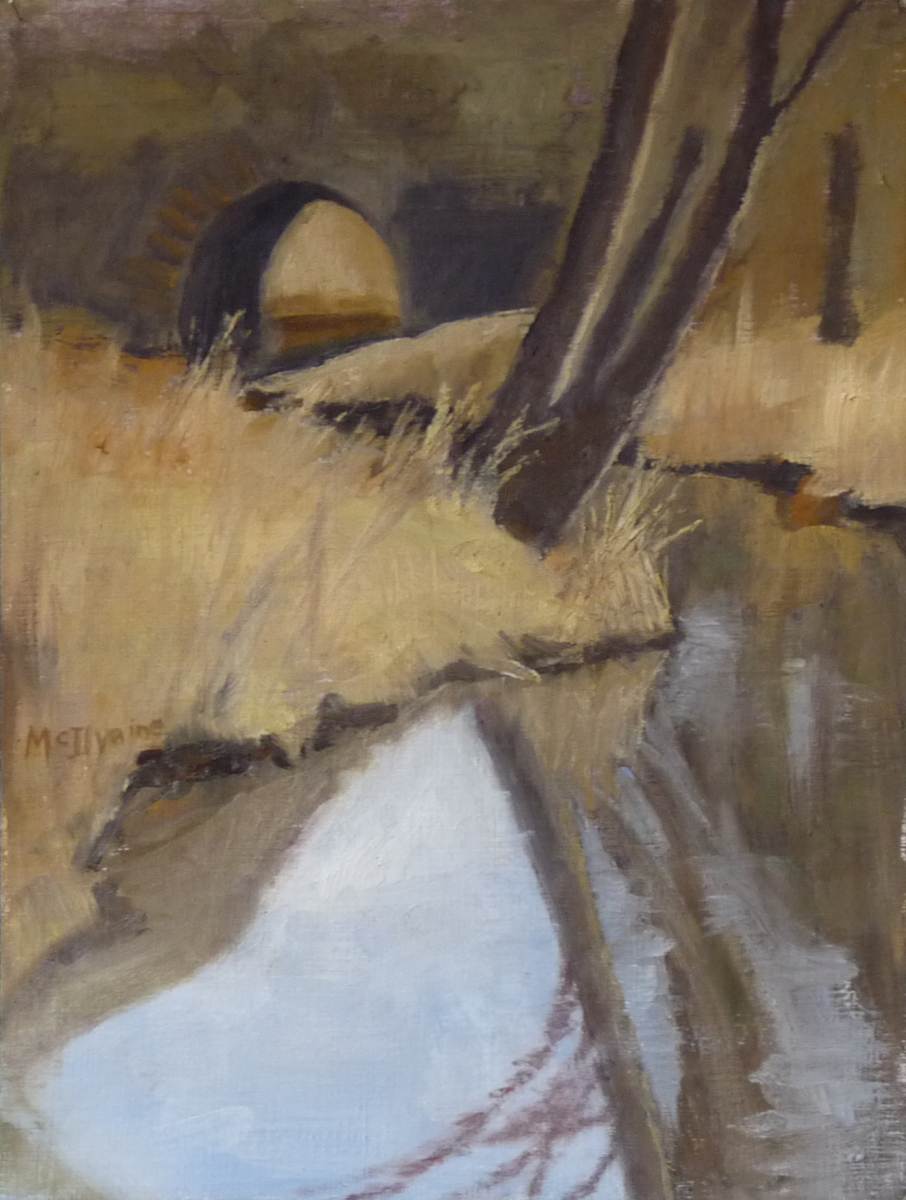 Dry Hope by Joanne McIlvaine  Image: painted at Blue Rock Heritage Center, first plein air of 2025! Final w/ studio updates.