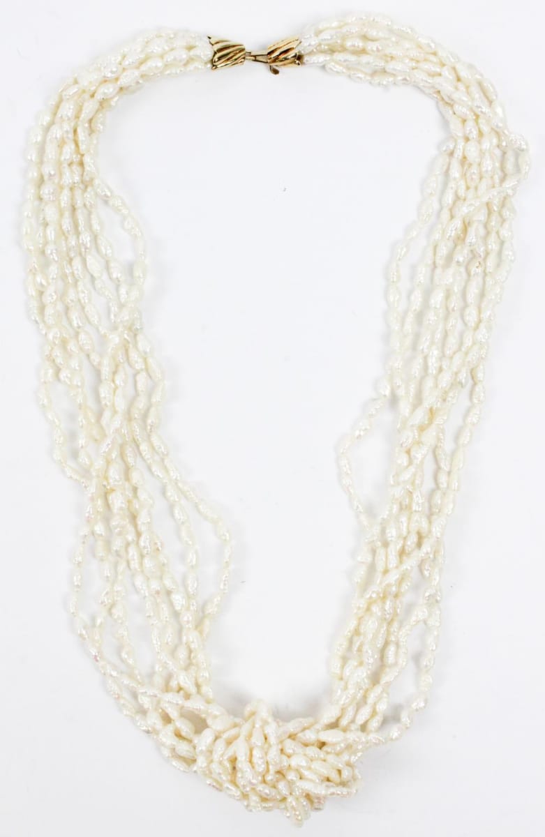 14k & Freshwater Pearl Necklace 