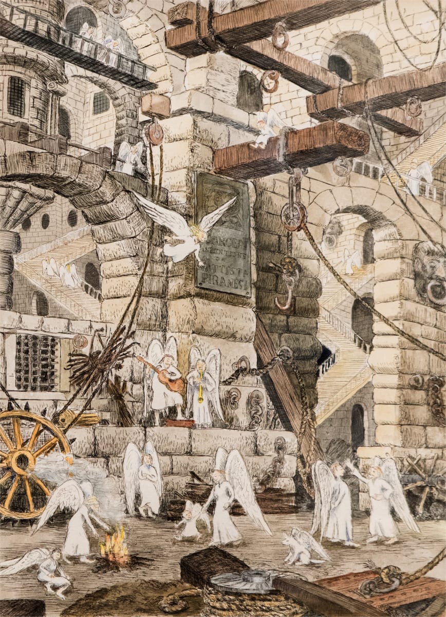 Carceri with Angels by Leonard Trawick, Image 1.