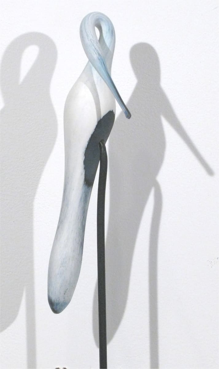Bird Study (blue/white) by Chadd Lacy, Image 1.