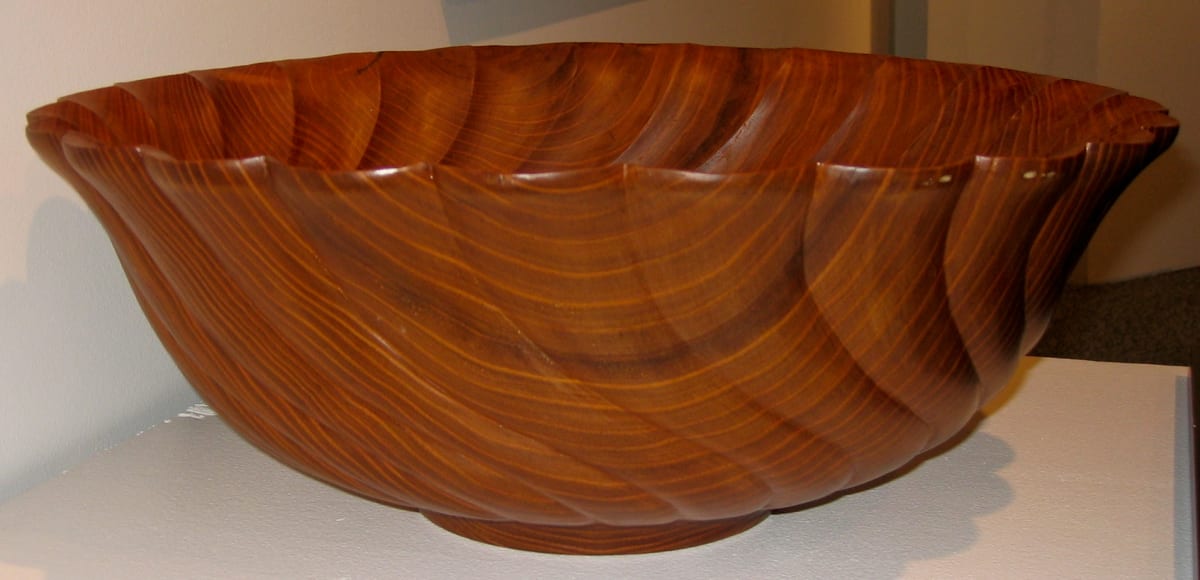 Catalpa: Wooden Bowl by Laurence Knight Groves 