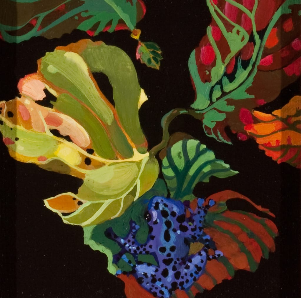 Frog on a Leaf by Wendy Dove, Image 1.
