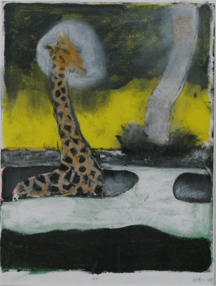Giraffe and Water Spouts by Douglas Max Utter, Image 1.