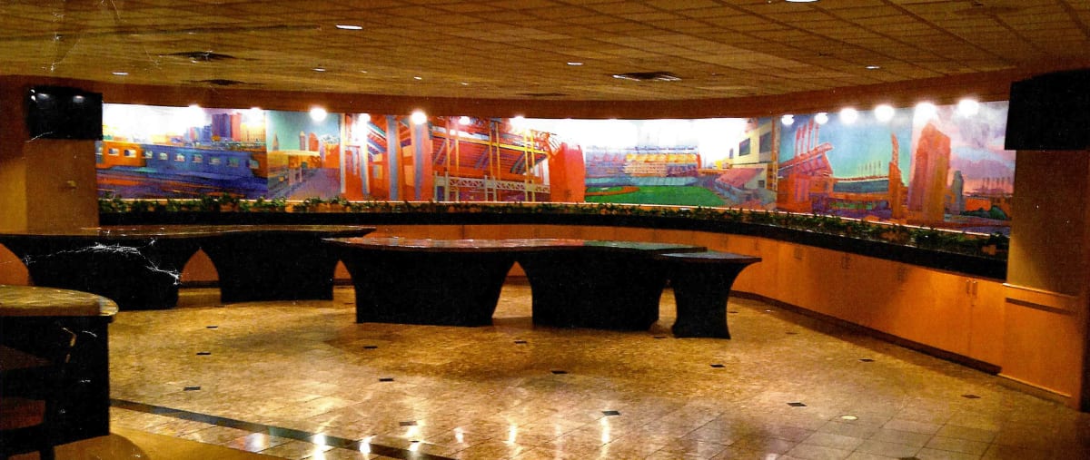 Terrace Club Mural A by Phyllis Seltzer, Image 1.