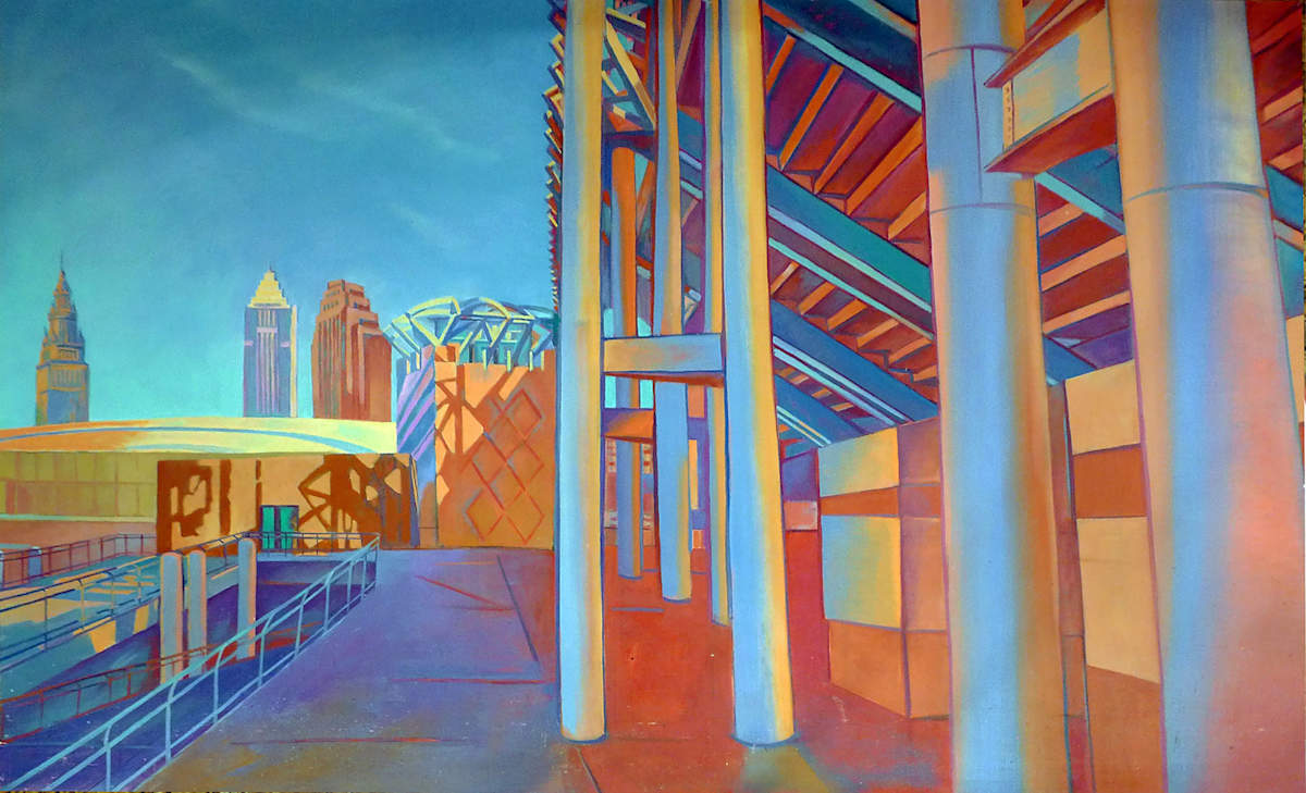 Terrace Club Mural B by Phyllis Seltzer 