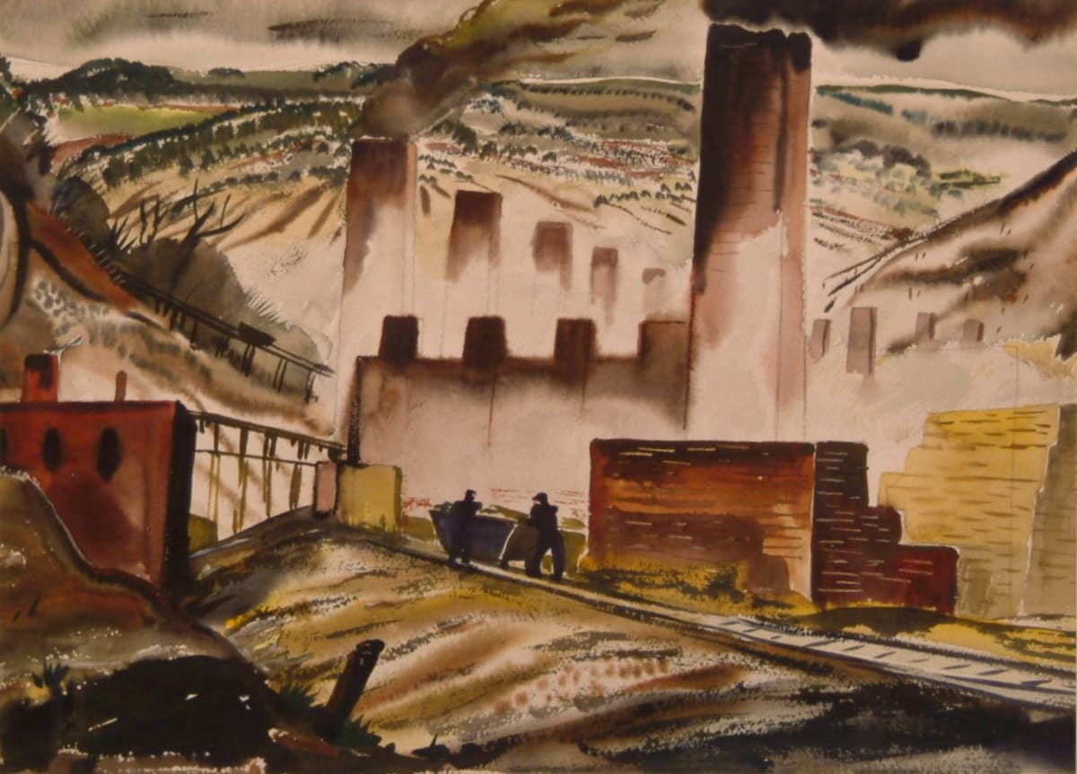 Tile Works - Westerville, 1940 by Paul Travis, Image 1.