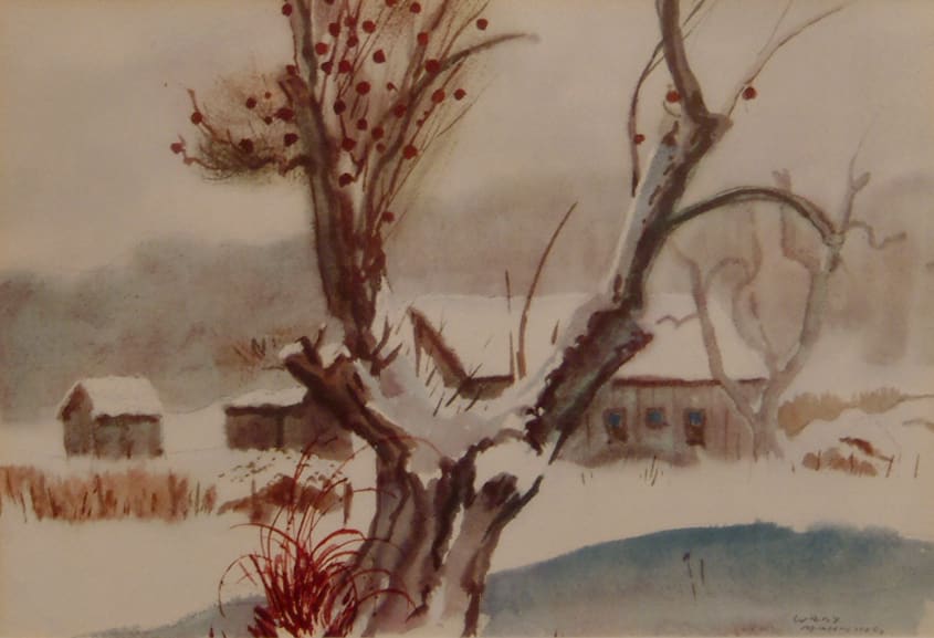 Winter Landscape by Wray Manning 