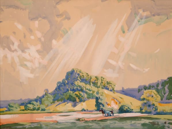 Landscape, 1940 by Frank Nelson Wilcox 