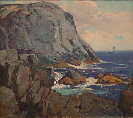 Coastal Scene by George G. Adomeit 