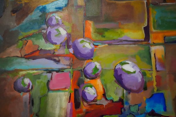 Proverbs 8:29 and when He marked out the foundations by Jo Ann Giovanetti Rencz, Image 1.
