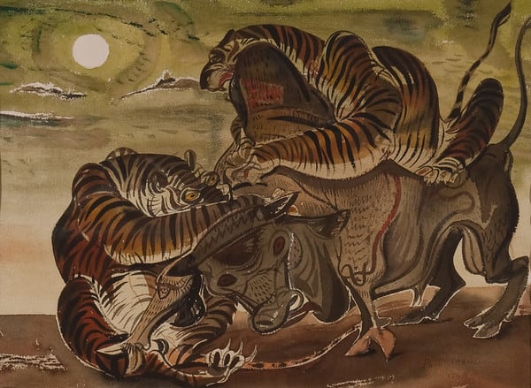 Tiger and the Bull by Paul Travis 