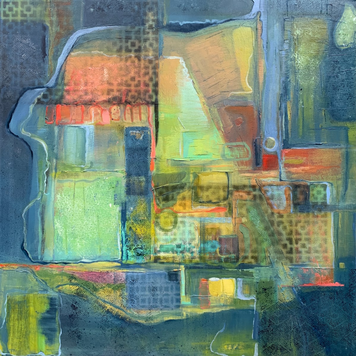 Kosha II  Image: Kosha II, 24x24, Mixed Media on Canvas
