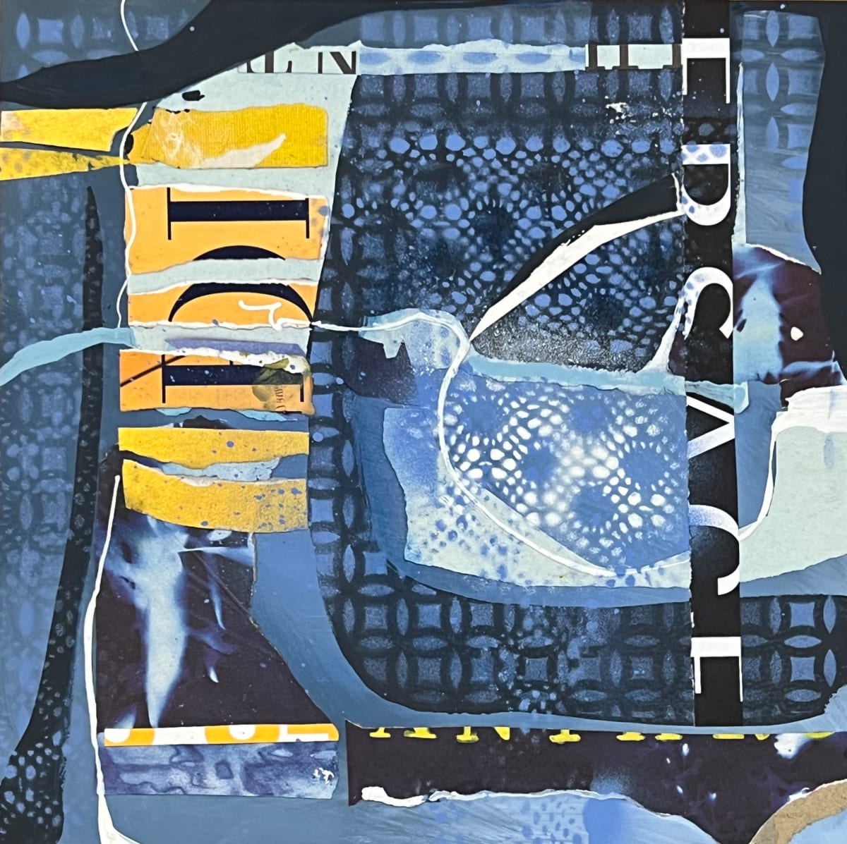 Levitating by Shawn Marshall  Image: Levitating, 12x12, Mixed Media on Panel