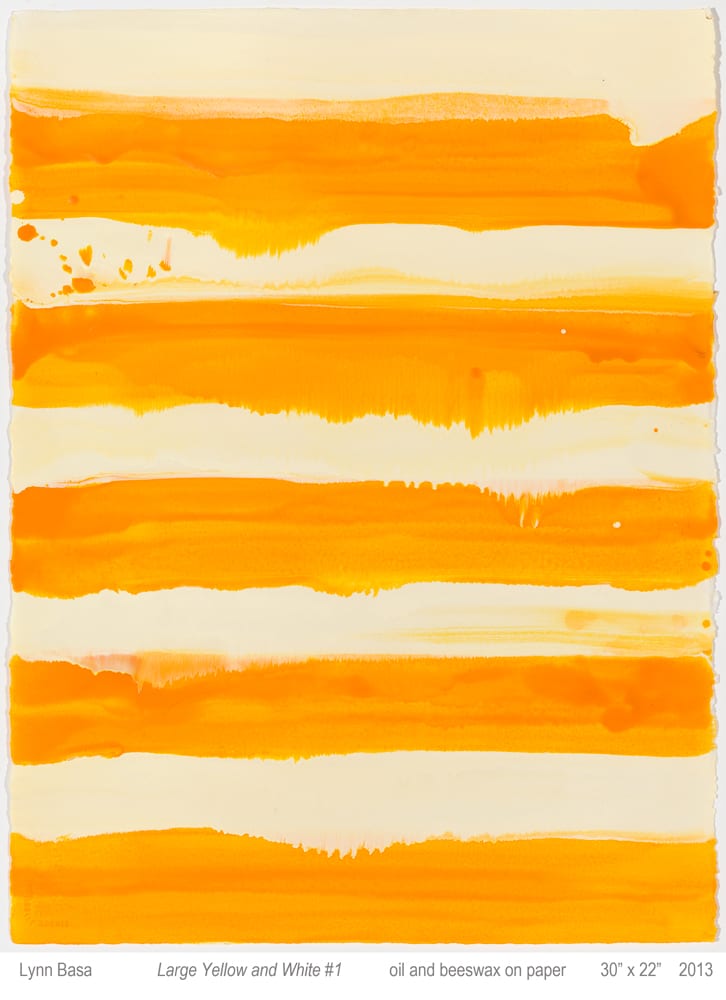 Large Yellow and White #1 by Lynn Basa 