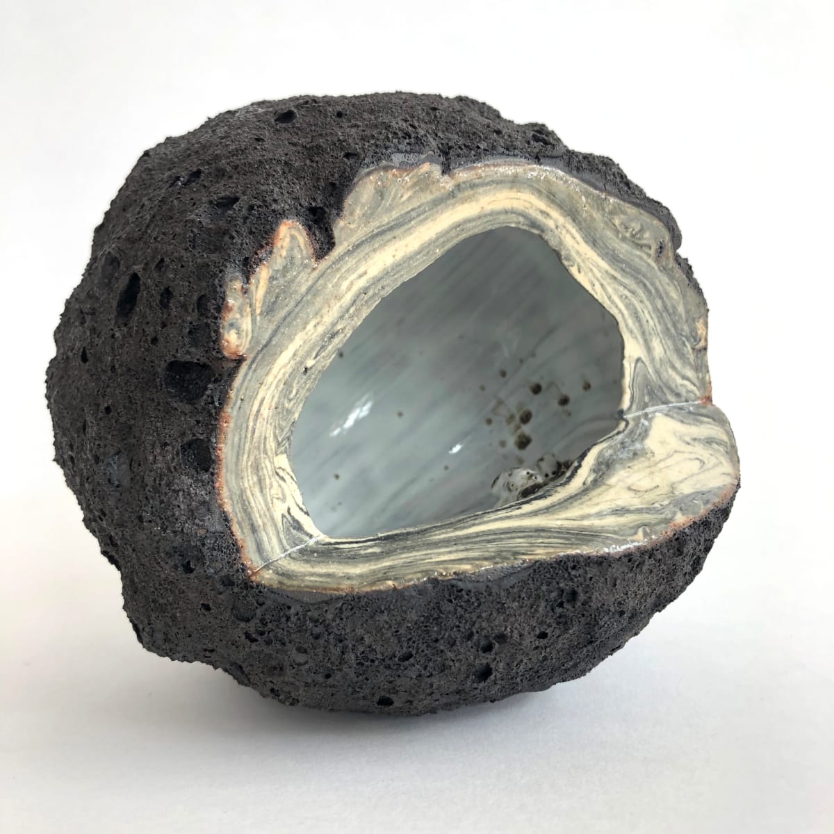 Black Lava Geode by Lynn Basa, Image 1.