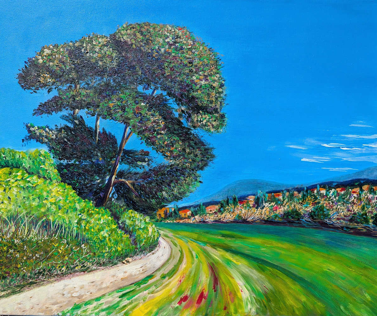 The pines of La Conte (Carcassonne) / Les pins de la Conte (Carcassonne) by Olena Kvit 