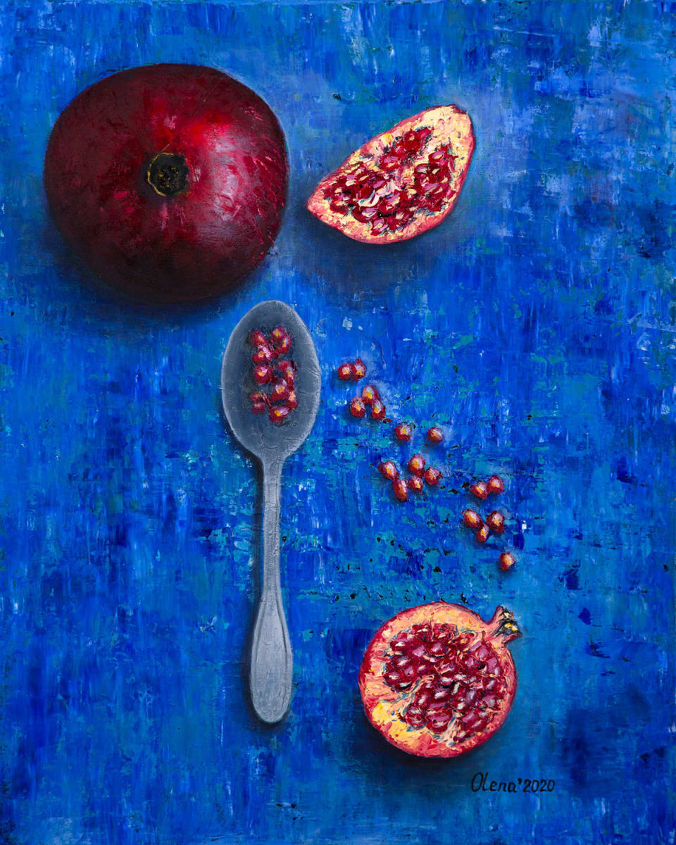 Pomegranates #2 by Olena Kvit 