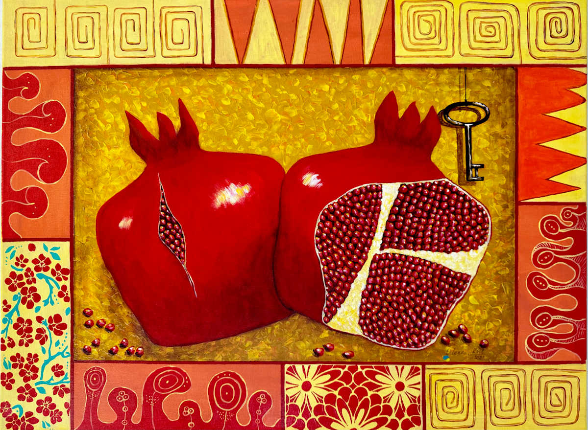 Sacred Pomegranates / Grenades sacrées by Olena Kvit 