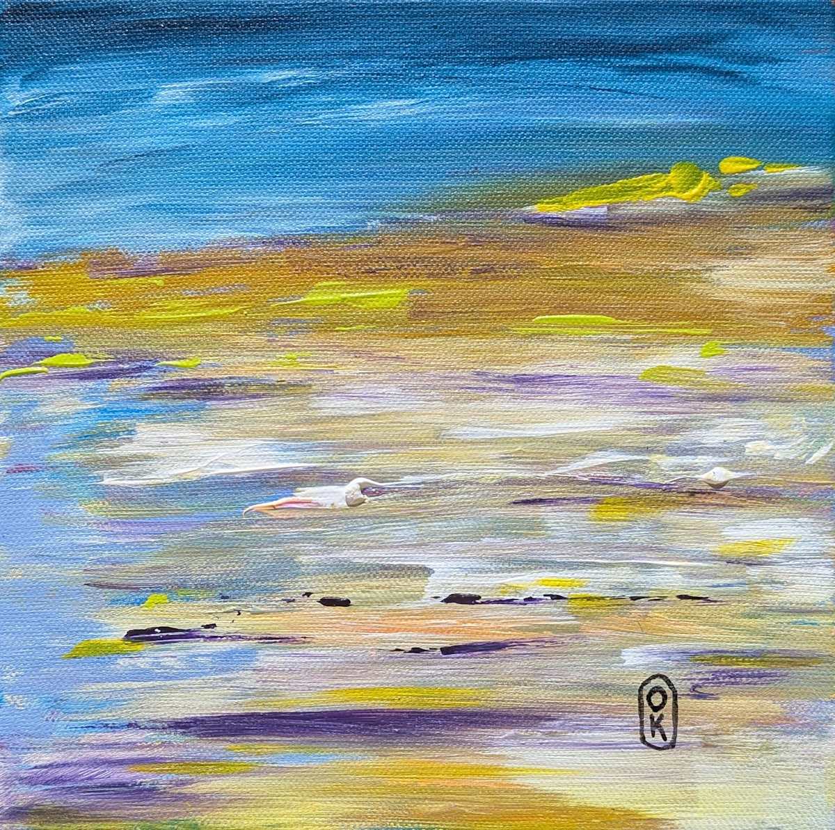 Journée ensoleillée, 20x20 by Olena Kvit 