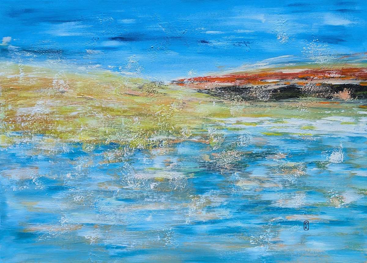 Journée d’été ensoleillée, 50x70 by Olena Kvit 