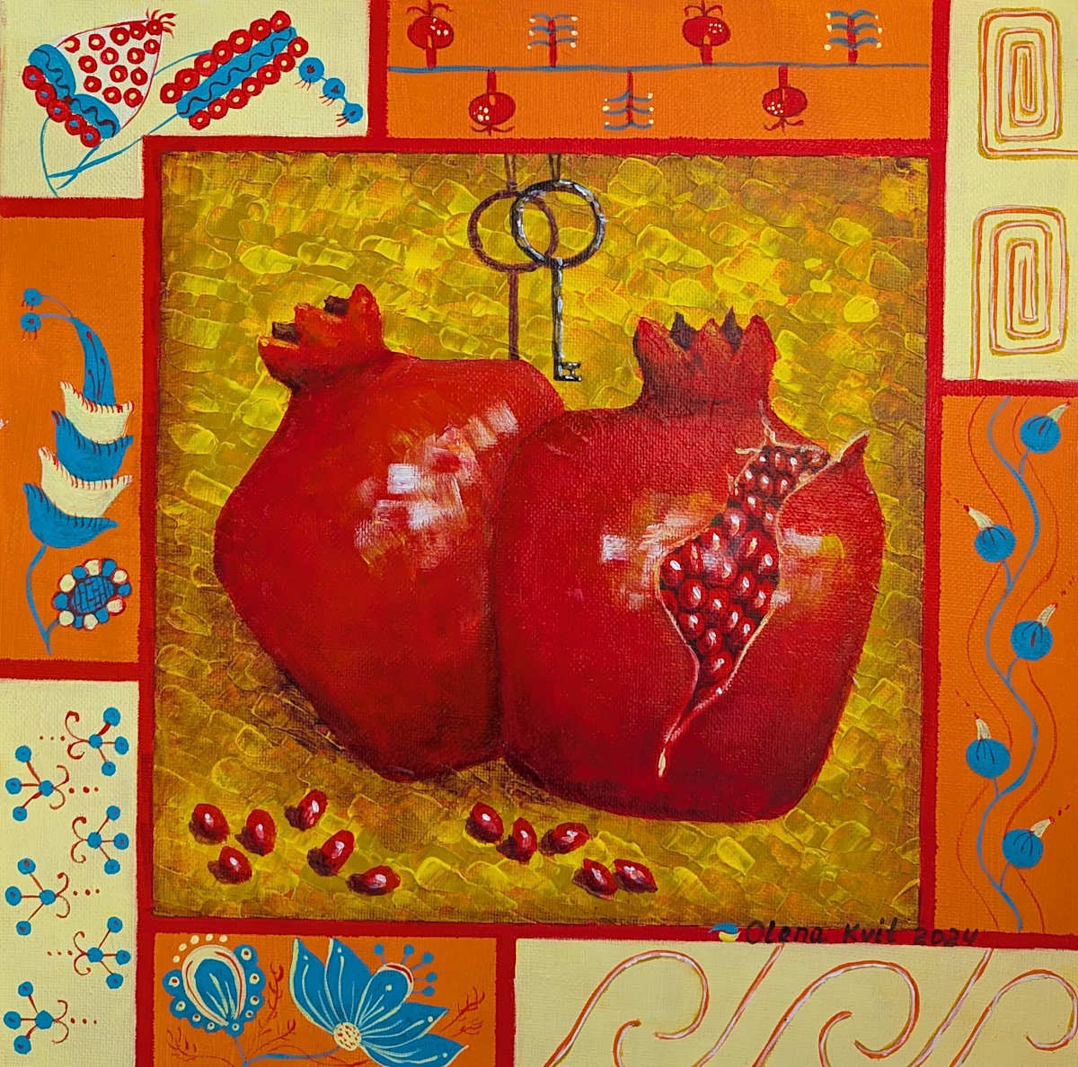 The key of the heart / La clé du cœur by Olena Kvit 