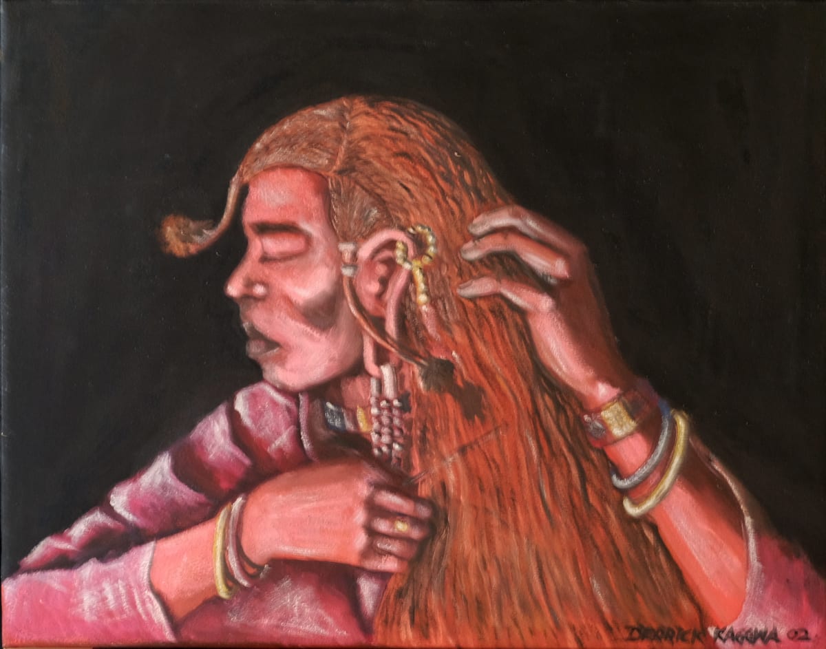 Maasai Hairdressing  Image: Maasai hairdressing