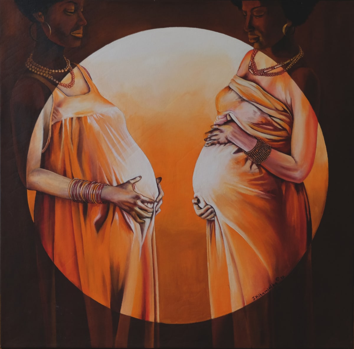 New Dawn by OTYO Art Collection  Image: African women pregnant