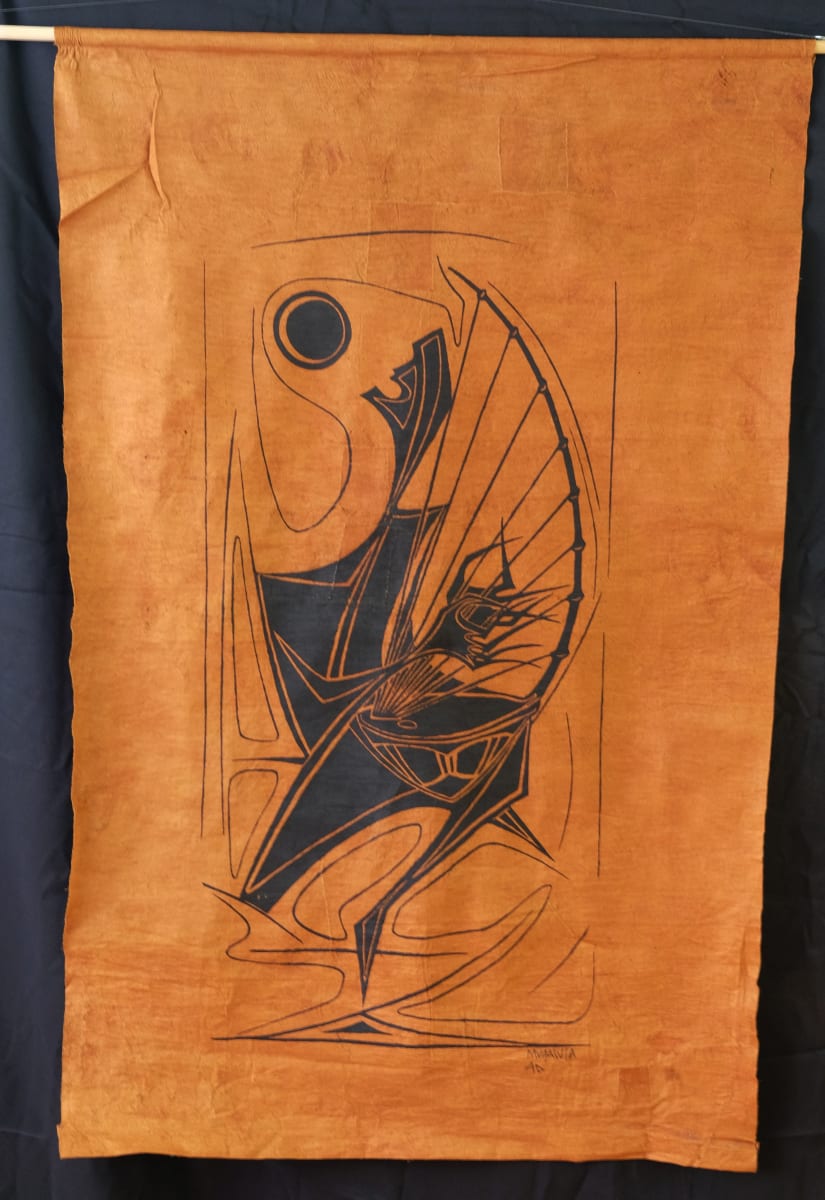Omuanga (Royal Harpist)  Image: India Ink on Bark