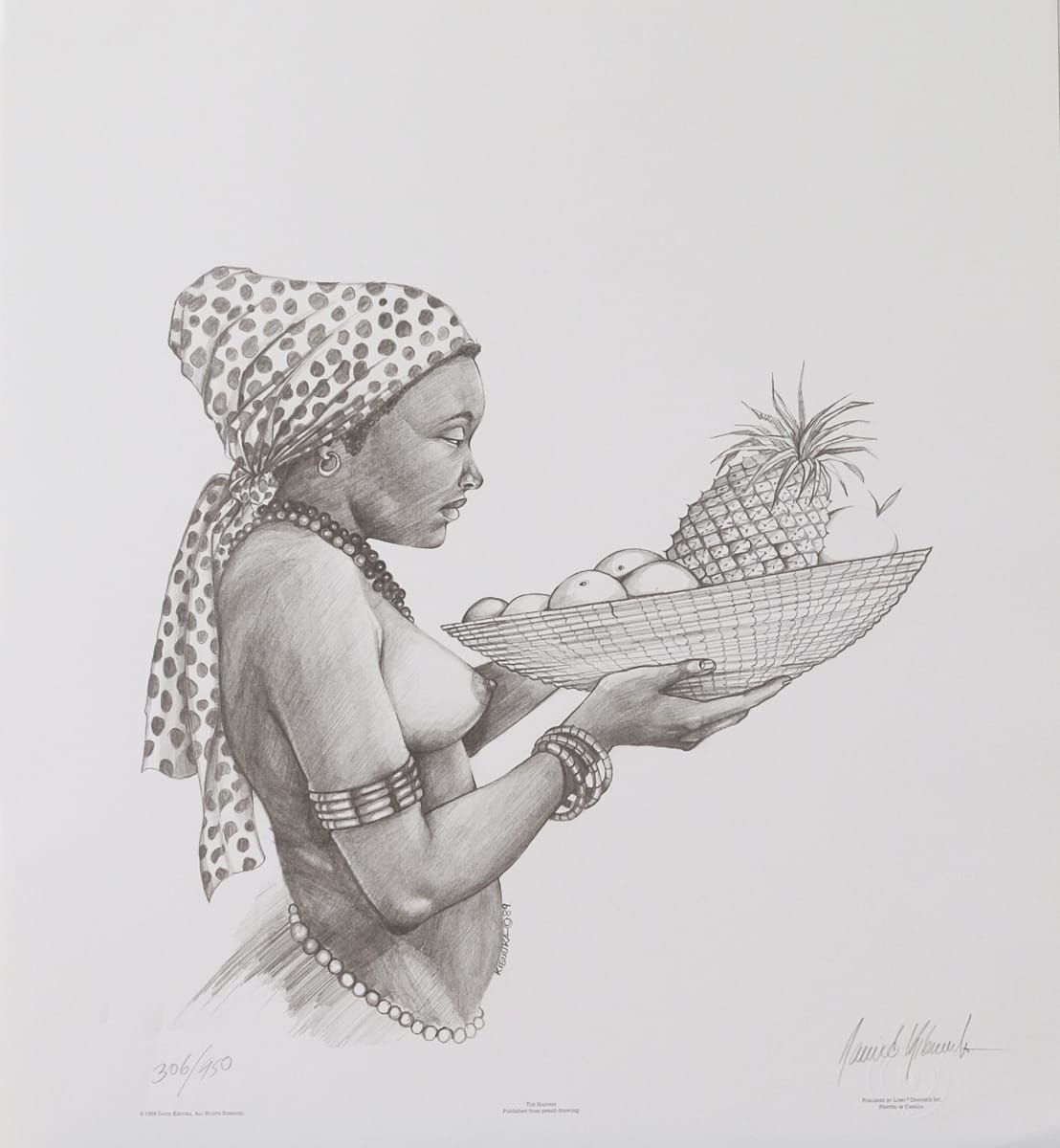 The Harvest by OTYO Art Collection  Image: African woman