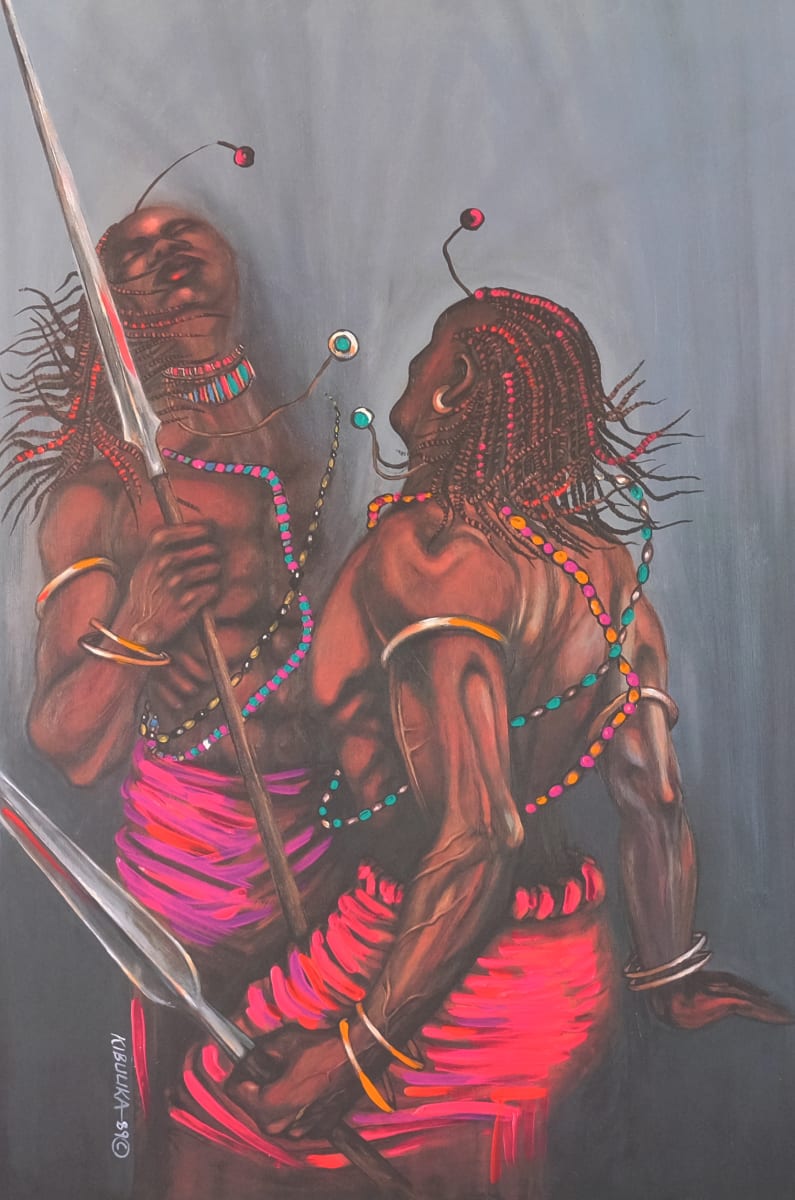 Ritual Dance by OTYO Art Collection  Image: African Warriors