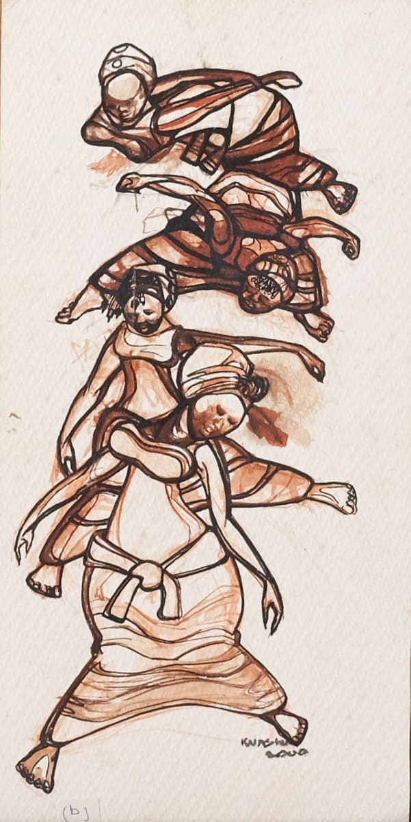 Dance II by OTYO Art Collection  Image: African Dance sketch