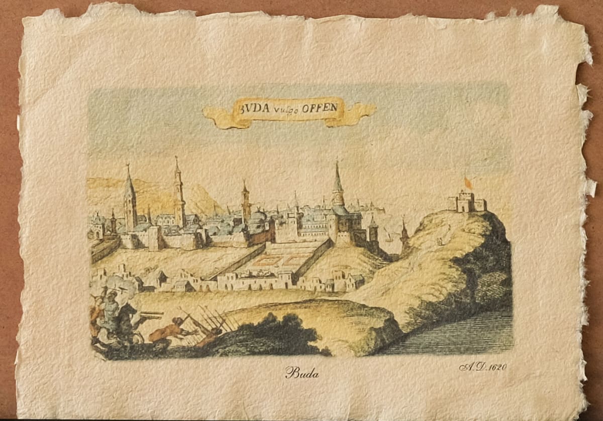 Buda 1620  Image: Dutch painting. African history. Image from 1620.