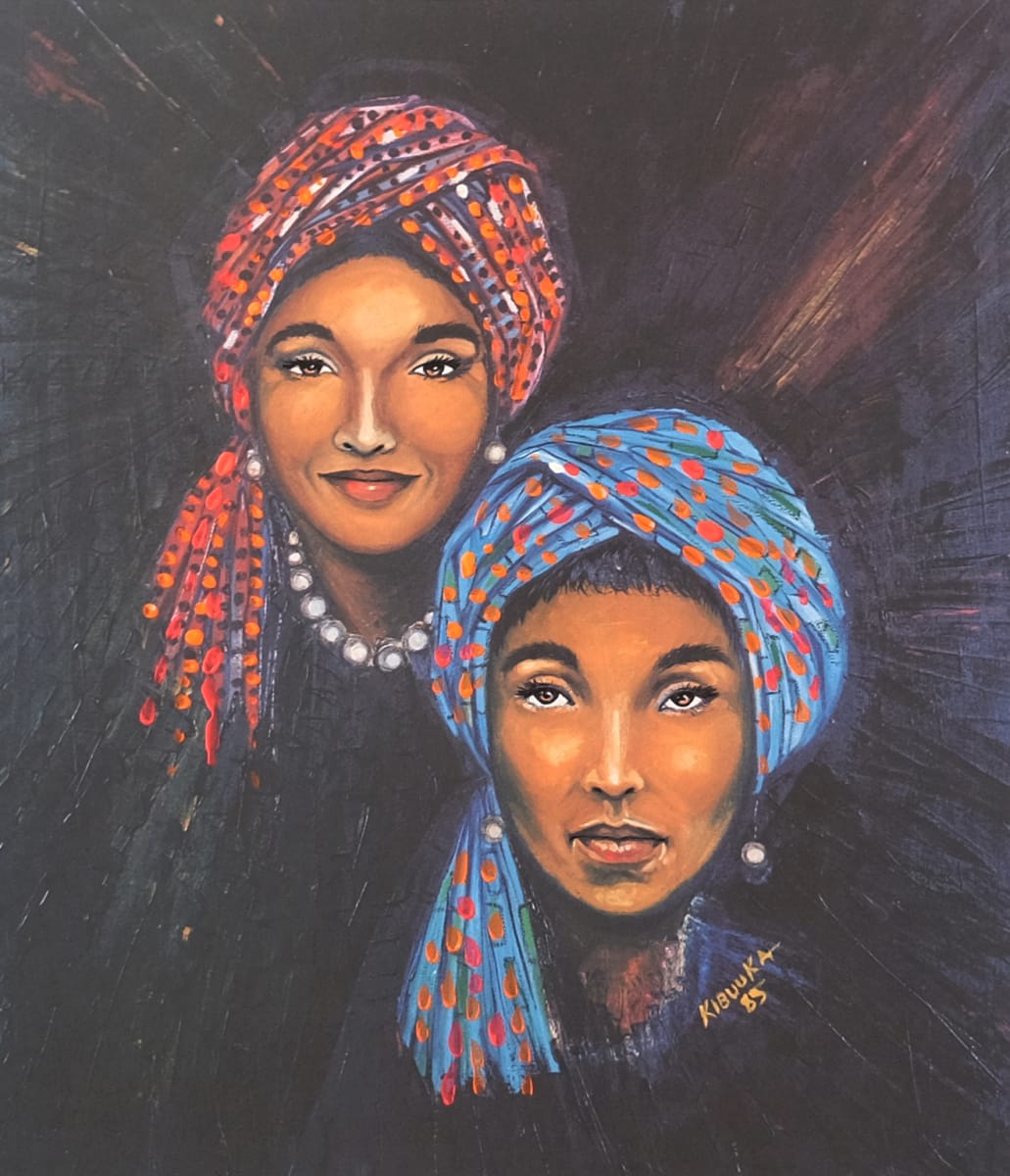 Nalumu and Kizza by OTYO Art Collection  Image: African women. Sisters.