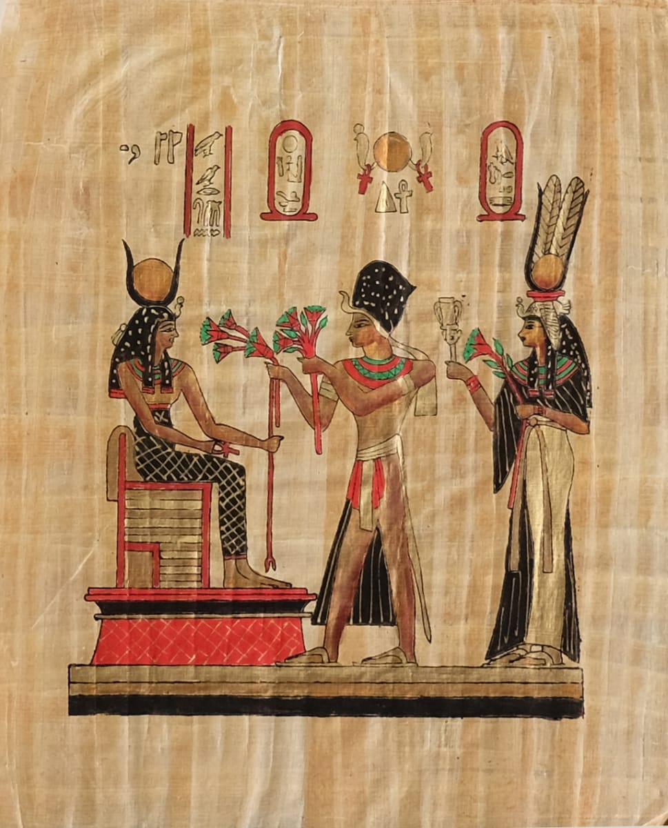 Offerings to the Queen Papyrus  Image: Offerings to the Queen
