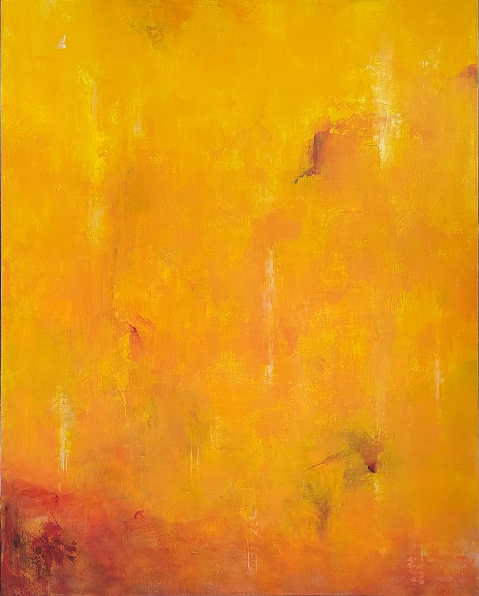 Dreaming in Orange by Monica Johnson Art  Image: Dreaming in Orange