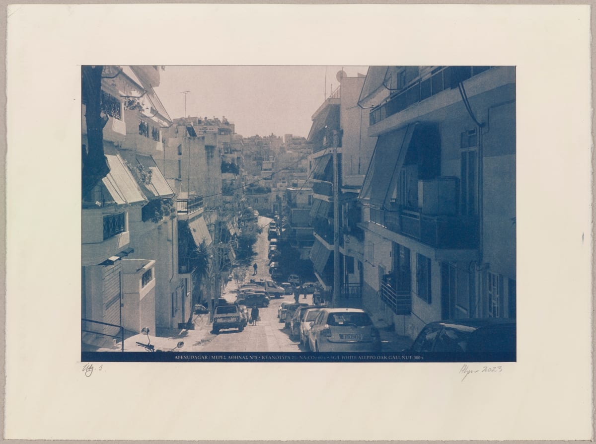 Aþenudagar N°3 by Hlynur Helgason  Image: Aþenudagar / Μέρες Αθήνας / Days in Athens, N°3. Útgáfa/Version 1/3.