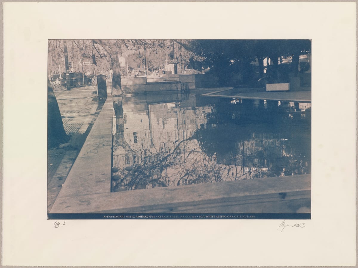 Aþenudagar N°14 by Hlynur Helgason  Image: Aþenudagar / Μέρες Αθήνας / Days in Athens, N°14. Útgáfa/Version 1/3.
